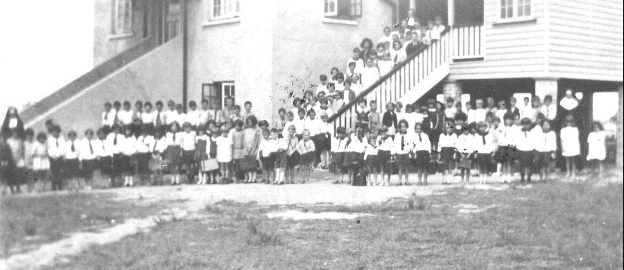 First Day of School at St Anthony's Kedron 1930.jpeg